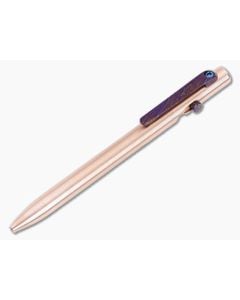 Tactile Turn Short Slim Bolt Action Pen Copper TiMascus Bolt & Clip - TT-10-SB2-COP-DAM 1