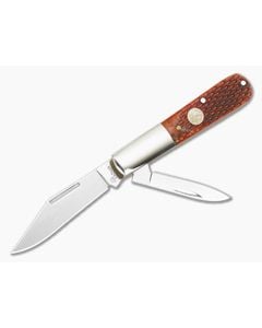 Boker Treebrand Barlow 2-Blade Brown Checkered Bone - BO-110892 1