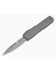 Microtech Ultratech EX-ZBP Bayonet Signature Natural Clear Apocalyptic - MT-1120EX-10APNCS 1