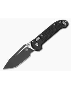 Microtech LUDT RAM-LOK T/E Tanto Frag Black Aluminum M390MK Two-Tone Folding Knife (3.45" Blade) 1136RL-1FR - MT-1136RL-1FR 1