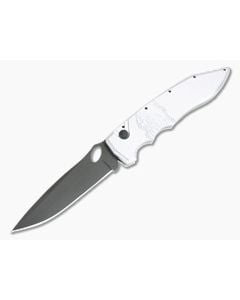 Piranha P11 Predator Mini Tactical PVD S30V Silver Button Lock Automatic - PRN-11ST 1
