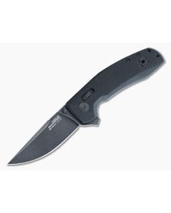SOG TAC XR Stonewash D2 Black G10 XR Lock Flipper 12-38-07-41 - SOG-12-38-07-41 1