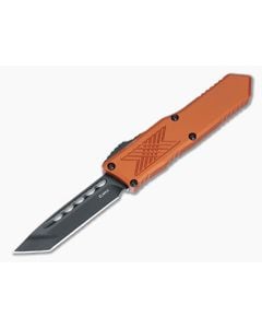 Guardian Tactical GTX-025 Tanto Burnt Orange OTF Black Tactical Elmax 124121 - GT-124121 1