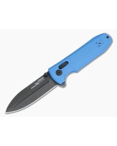 SOG Pentagon XR LTE Flipper Black CTS-XHP Blue G10 XR Lock Folder 12-61-06-57 - SOG-12-61-06-57 1