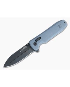 SOG Pentagon XR Limited Wolf Gray G10 Black TiNi XHP XR Lock Flipper 12-61-08-57 - SOG-12-61-08-57 1