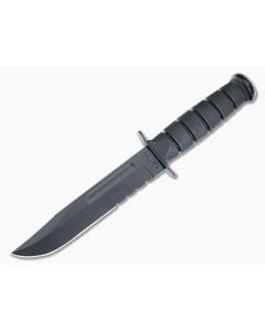 Kabar USMC Fighting Utility Knife Black Serrated Composite Sheath 1214 - KA-1214 1