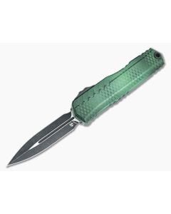 Microtech Cypher II D/E Green X-51 Signature Series - MT-1242-1GRX51S 1