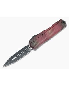 Microtech Cypher II D/E Red X-51 Signature Series - MT-1242-1RDX51S 1