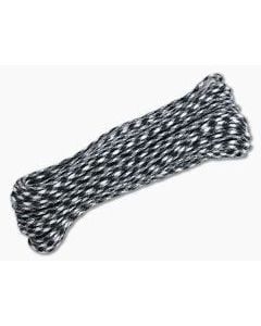 550 Paracord Black and White 100 Feet - AC-132 1