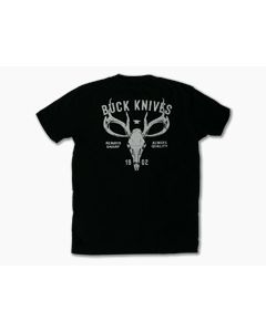 Buck Knives Skull Tee Black T-Shirt | Large - BU-13466-LRG 1