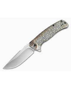 Kershaw Scour Northern Pike 8Cr13MoV Stonewash Spring Assisted Knife (3.30" Blade) 1416NP - KS-1416NP 1