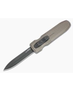 SOG Pentagon OTF Flat Dark Earth Double Edge S35VN Top Slide OTF Automatic 15-61-02-57 - SOG-15-61-02-57 1