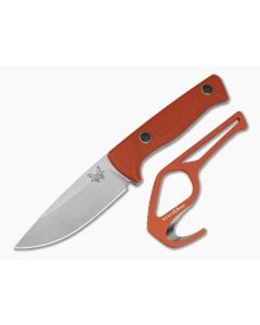 Benchmade 15650-01-COMBO SlipRidge Rust Orange G10 MagnaCut Fixed Blade Hunting Knife & Gut Hook Combo (3.70" Blade) - BM-15650-01-COMBO 1