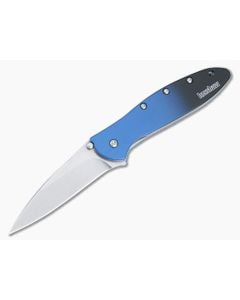 Kershaw Leek MagnaCut Blue/Black Gradient Stonewash Blade 1660GBLU - KS-1660GBLU 1