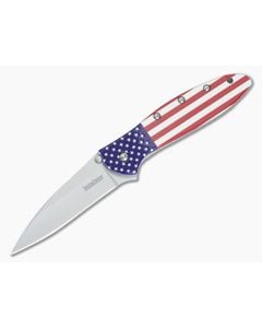 Kershaw Leek USA Flag Assisted Folder - KS-1660USA 1
