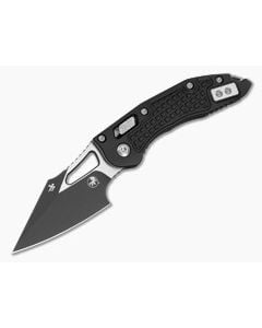 Microtech M-Stitch RAM-LOK Black Frag Aluminum M390MK Black Tactical Folding Knife (3.05" Blade) 169MRL-1FR - MT-169MRL-1FR 1