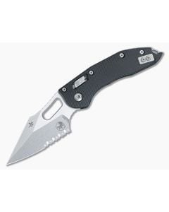 Microtech Stitch RAM-LOK S/E Aluminum Stonewash Part Serrated 169RL-11FL - MT-169RL-11FL 1