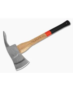 Adler Pulaski Fireman's Axe Red Stripe Hickory C60 Carbon Steel (23.60" Overall) - AD-174.0H350B221 1