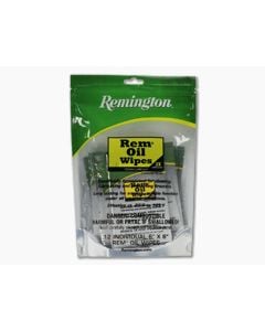 Remington Rem Oil Wipes 12 Count of Individual Packs - RM-18411 1