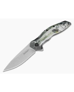 Kershaw Shoreline Bass Stonewash Assisted Flipper - KS-1845BASS 1