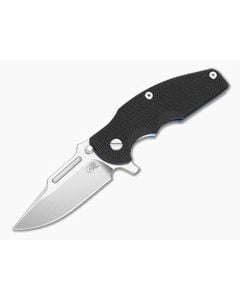 Hinderer Jurassic Frontier Clip Point SW MagnaCut Black G10 Stonewash Blue - HK-1894 1