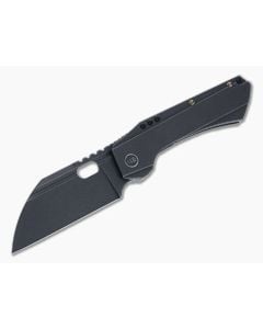 WE Knives Roxi 3 Black Stonewashed S35VN Titanium Front Flipper WE19072-2 - WE-WE19072-2 1