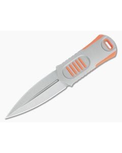 WE Knives OSS Dagger Lundquist Stonewashed 20CV Orange G10 Lapel Knife 2017B - WE-2017B 1