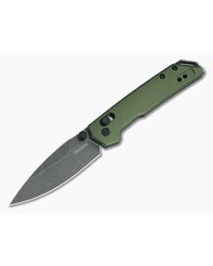 Kershaw Mini Iridium Olive Green BlackWash - KS-2051OLBW 1