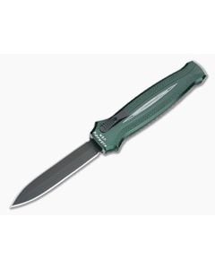 Piranha P20 Rated-X Double Edge Tactical PVD 154CM Green Double Action OTF Automatic - PRN-20GT 1