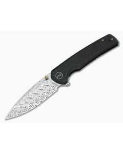 WE Knives Subjugator Damasteel Black Titanium - WE-WE21014C-DS1 1
