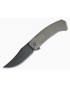 WE Knives Shuddan Flipper Black 20CV Bronze Titanium Folder WE21015-3 - WE-WE21015-3 1