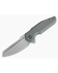 WE Knives Starhawk Flipper Blasted 20CV Stonewashed Gray Titanium Folder WE21017-1 - WE-WE21017-1 1