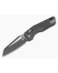 Microtech MSI Mini RAM-LOK Sniper Gray Frag Cerakote Aluminum M390MK Two-Tone Sniper Gray Satin Folding Knife (3.19" Blade) 210M-1FRCSG-Z13 - MT-210M-1FRCSG-Z13 1
