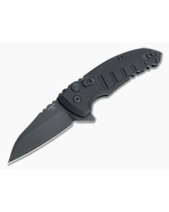 Hogue X1 MicroFlip Black Cerakote Wharncliffe 24166 - HO-24166 1