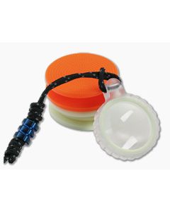 Maratac Titan Zoom Sapphire Pocket Magnifier - Clear Polycarbonate - MAR-265 1