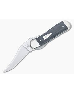 Case Russlock Smooth Black Micarta Liner Lock Folder 27734 - CA-27734 1