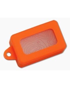 Maratac Tiny Polycarbonate Pocket Box and Orange Silicone Holder - MAR-280 1