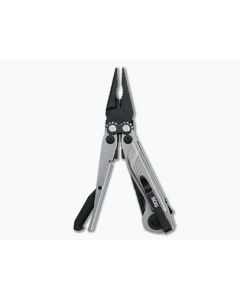 SOG Flash MT Silver + Black Assisted Black D2 Blade Compound Leverage Pocket Multi-tool 29-55-01-41 - SOG-29-55-01-41 1