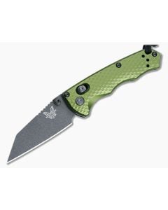 Benchmade Full Immunity Black M4 Green Handle 290BK-2 - BM-290BK-2 1