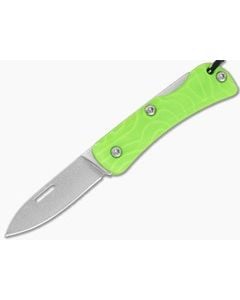 Maratac Snap Pea Precision Neon Green FRN 4034SS Lockback Keychain Folding Knife (1.56") - MAR-294 1