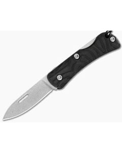 Maratac Snap Pea Precision Black FRN 4034SS Lockback Keychain Folding Knife (1.56") - MAR-296 1