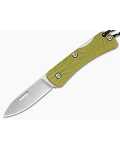 Maratac Snap Pea Precision OD Green FRN 4034SS Lockback Keychain Folding Knife (1.56") - MAR-297 1