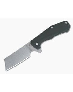 Gerber Asada Stonewashed Cleaver Onyx Aluminum Frame Lock Flipper 30-001807 - GB-30-001807 1