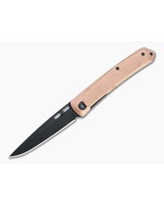 Gerber Affinity Black D2 Drop Point Tumbled Copper Steel Frame Lock Folder 30-001866 - GB-30-001866 1