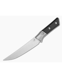 Microtech Boning Knife Black G10 Titanium Bolster Stonewash - MT-3100B-10BK 1