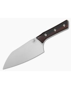 Microtech Santoku 6" Black Cherry G10 M390MK Stonewash Kitchen Knife (6" Blade) 3200-10BC - MT-3200-10BC 1