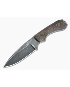 Bradford Guardian 3.2 Nimbus M390 False Edge 3D Natural (Brown) Burlap Micarta - BK-32FE-134N-M390 1