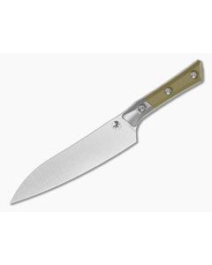 Microtech Utility Knife OD Green G10 Titanium Bolster Stonewash - MT-3400B-10OD 1