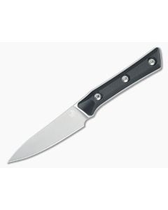 Microtech Paring Knife Black G10 Stonewash - MT-3500-10BK 1