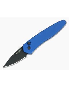 Protech Half-Breed Auto Blue Handle Black Blade - PT-3607-BLUE 1